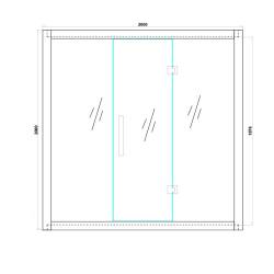 SAUNA INFRARED/FIŃSKA HELSI2 Z PIECEM HARVIA 8KW 5-6 OSOBOWA 200x160 CM 2w1 HELSI2 NEW