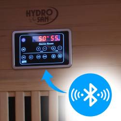 SAUNA KOMBO INFRARED/FIŃSKA HELSI3 Z PIECEM 6kW 3-4 OSOBOWA 160x160 CM 2w1 HELSI3 NEW
