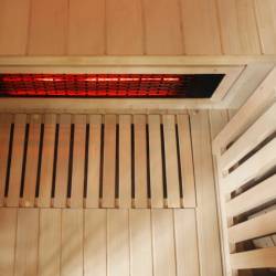 SAUNA KOMBO INFRARED/FIŃSKA HELSI3 Z PIECEM 6kW 3-4 OSOBOWA 160x160 CM 2w1 HELSI3 NEW