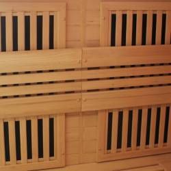 SAUNA KOMBO INFRARED/FIŃSKA HELSI3 Z PIECEM 6kW 3-4 OSOBOWA 160x160 CM 2w1 HELSI3 NEW