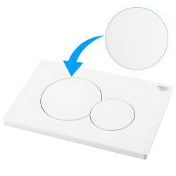 PRZYCISK URUCHAMIAJĄCY SPŁUKUJĄCY DO WC GEBERIT BUTTON BIAŁY MAT PRZEDNI BUTTON-2-WH-MT