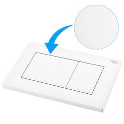 PRZYCISK URUCHAMIAJĄCY SPŁUKUJĄCY DO WC GEBERIT BUTTON BIAŁY MAT PRZEDNI BUTTON-3-WH-MT
