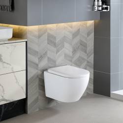 ZESTAW PODTYNKOWY WC STELAŻ GEBERIT DUOFIX MISKA MIZU-WH-TR-02 PRZYCISK DELTA 50 CHROM