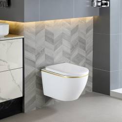 ZESTAW PODTYNKOWY WC STELAŻ GEBERIT DUOFIX MISKA MIZU-WH-GL-TR-02 PRZYCISK DELTA 30 CHROM