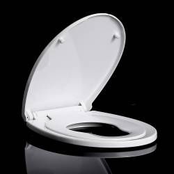 DESKA SEDESOWA WC WOLNOOPADAJĄCA UNIWERSALNA CV-WH-13 BIAŁA DUROPLAST CV-WH-13