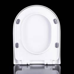 DESKA SEDESOWA WC WOLNOOPADAJĄCA UNIWERSALNA CV-WH-15 BIAŁA DUROPLAST CV-WH-15