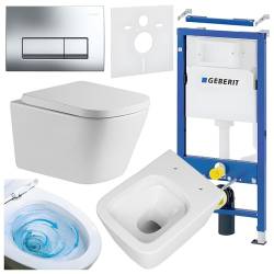 ZESTAW PODTYNKOWY WC STELAŻ GEBERIT DUOFIX MISKA VIVA-WH-TR-02 PRZYCISK DELTA 50 CHROM