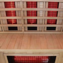 SAUNA INFRARED/FIŃSKA HELSI1 Z PIECEM HARVIA 6KW 4-5 OSOBOWA 180x160 CM 2w1 HELSI1 NEW