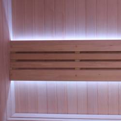 SAUNA OGRODOWA FIŃSKA Z PIECEM ASKER-NEW 4-6 OSOBOWA 180x180 CM