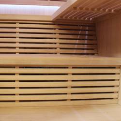 SAUNA OGRODOWA FIŃSKA Z PIECEM ASKER-NEW 4-6 OSOBOWA 180x180 CM