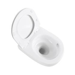 ZESTAW PODTYNKOWY WC STELAŻ GEBERIT DUOFIX MISKA LAKE-WH-TR-01 PRZYCISK DELTA 01 CHROM