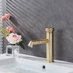 HYDROSAN BATERIA ŁAZIENKOWA CHLOE SZCZOTKOWANE ZŁOTO CHLOE-GL-BR