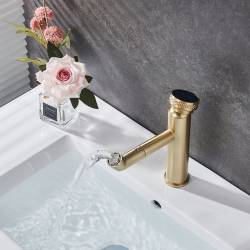 HYDROSAN BATERIA ŁAZIENKOWA CHLOE SZCZOTKOWANE ZŁOTO CHLOE-GL-BR