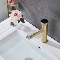 HYDROSAN BATERIA ŁAZIENKOWA CHLOE SZCZOTKOWANE ZŁOTO CHLOE-GL-BR