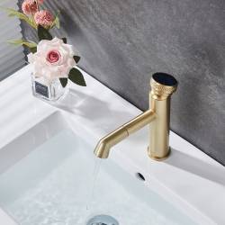HYDROSAN BATERIA ŁAZIENKOWA CHLOE SZCZOTKOWANE ZŁOTO CHLOE-GL-BR