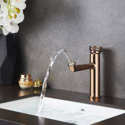 HYDROSAN BATERIA ŁAZIENKOWA CHLOE RÓŻOWE ZŁOTO CHLOE-P-GL