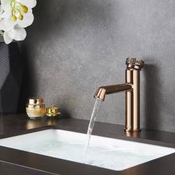 HYDROSAN BATERIA ŁAZIENKOWA CHLOE RÓŻOWE ZŁOTO CHLOE-P-GL