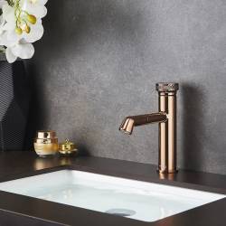 HYDROSAN BATERIA ŁAZIENKOWA CHLOE RÓŻOWE ZŁOTO CHLOE-P-GL