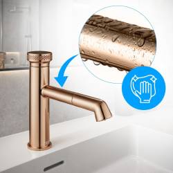 HYDROSAN BATERIA ŁAZIENKOWA CHLOE RÓŻOWE ZŁOTO CHLOE-P-GL