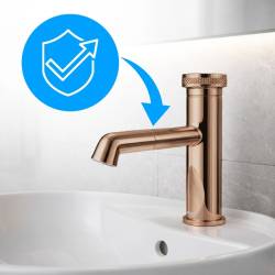 HYDROSAN BATERIA ŁAZIENKOWA CHLOE RÓŻOWE ZŁOTO CHLOE-P-GL