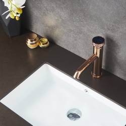 HYDROSAN BATERIA ŁAZIENKOWA CHLOE RÓŻOWE ZŁOTO CHLOE-P-GL
