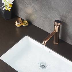 HYDROSAN BATERIA ŁAZIENKOWA CHLOE RÓŻOWE ZŁOTO CHLOE-P-GL