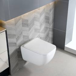 ZESTAW PODTYNKOWY WC STELAŻ GEBERIT DUOFIX MISKA YUZU-WH-TR-03 PRZYCISK DELTA 01 CHROM