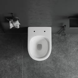 ZESTAW PODTYNKOWY WC STELAŻ GEBERIT DUOFIX MISKA SKAL-WH-RIM-03 PRZYCISK DELTA 20 BIAŁY
