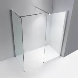 ŚCIANKA SZYBA PRYSZNICOWA SH07-DUO-90X100 WALK-IN 90X100 CM CHROM