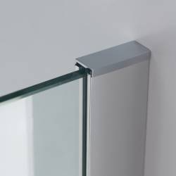 ŚCIANKA SZYBA PRYSZNICOWA SH07-DUO-90X100 WALK-IN 90X100 CM CHROM