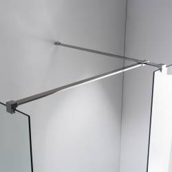 ŚCIANKA SZYBA PRYSZNICOWA SH07-DUO-70X100 WALK-IN 70X100 CM CHROM