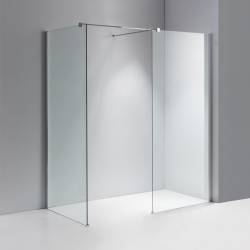 ŚCIANKA SZYBA PRYSZNICOWA SH07-DUO-70X130 WALK-IN 70X130 CM CHROM