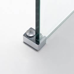 ŚCIANKA SZYBA PRYSZNICOWA SH07-DUO-80X100 WALK-IN 80X100 CM CHROM