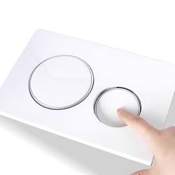 ZESTAW PODTYNKOWY WC STELAŻ HYDROSAN MISKA MIZU-WH-RIM-01 PRZYCISK BUTTON-4-WH BIAŁY