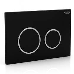 ZESTAW PODTYNKOWY WC STELAŻ HYDROSAN MISKA MIZU-WH-RIM-01 PRZYCISK BUTTON-4-BL CZARNY
