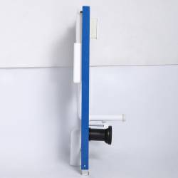 ZESTAW PODTYNKOWY WC STELAŻ HYDROSAN MISKA MIZU-WH-RIM-01 PRZYCISK BUTTON-5-WH BIAŁY