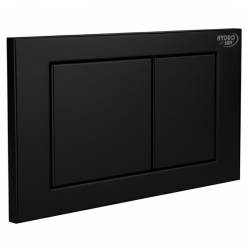 ZESTAW PODTYNKOWY WC STELAŻ HYDROSAN MISKA MIZU-WH-RIM-01 PRZYCISK BUTTON-7-BL CZARNY