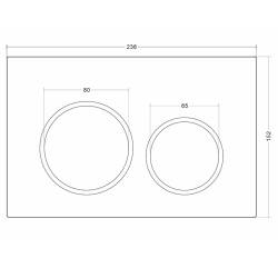 ZESTAW PODTYNKOWY WC STELAŻ HYDROSAN MISKA MIZU-WH-TR-03 PRZYCISK BUTTON-5-WH BIAŁY