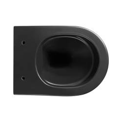 ZESTAW PODTYNKOWY WC STELAŻ HYDROSAN MISKA MIZU-MTB-GL-RIM-03 PRZYCISK BUTTON-5-BL CZARNY