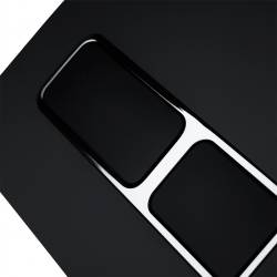 ZESTAW PODTYNKOWY WC STELAŻ HYDROSAN MISKA MIZU-BL-RIM-03 PRZYCISK BUTTON-6-BL CZARNY