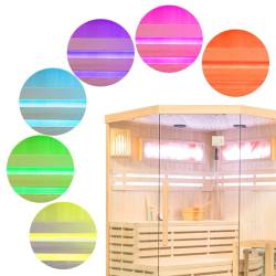 SAUNA FIŃSKA WYSOKOTEMPERATUROWA Z PIECEM KEMI4/HARVIA 4-5 OSOBOWA 150x150 KEMI4