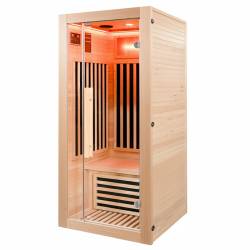 SAUNA SUCHA INFRARED NISKOTEMPERATUROWA ALTA1-CRB 1-2 OSOBOWA 90x90 CM