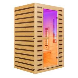 SAUNA DOMOWA SUCHA INFRARED NISKOTEMPERATUROWA TROMSO2 2-3 OSOBOWA 120x105 CM 230 V