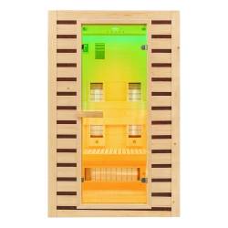 SAUNA DOMOWA SUCHA INFRARED NISKOTEMPERATUROWA TROMSO2 2-3 OSOBOWA 120x105 CM 230 V