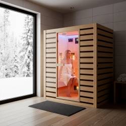 SAUNA SUCHA INFRARED NISKOTEMPERATUROWA TROMSO3 153x110 CM
