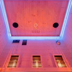 SAUNA SUCHA INFRARED NISKOTEMPERATUROWA TROMSO3 153x110 CM