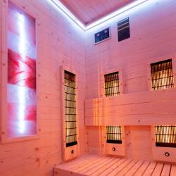 SAUNA SUCHA INFRARED NISKOTEMPERATUROWA TROMSO3 153x110 CM