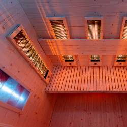 SAUNA SUCHA INFRARED NISKOTEMPERATUROWA TROMSO3 153x110 CM