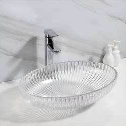 UMYWALKA NABLATOWA SZKLANA OWALNA BRILLANT3-TR-510 TRANSPARENTNA BRILLANT3-TR-510