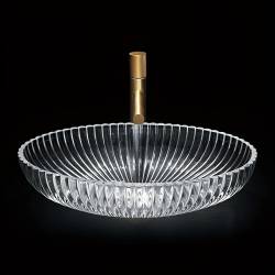 UMYWALKA NABLATOWA SZKLANA OWALNA BRILLANT3-TR-510 TRANSPARENTNA BRILLANT3-TR-510